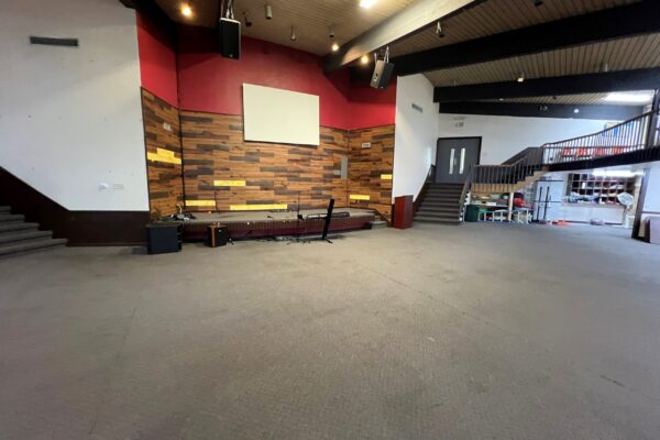 9121 Ferguson Road Stage multi use youth fellowship space edit