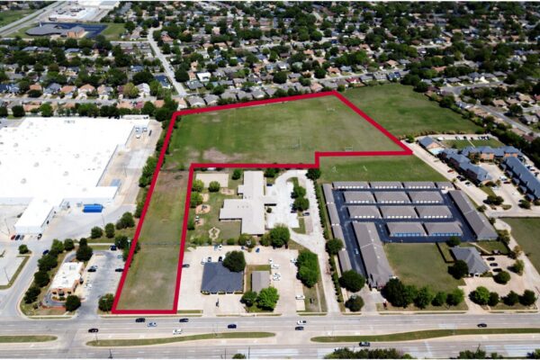 3040 Sycamore School Road DJI_0004 edit2 outine FLAT 4X6 Land For Sale Fort Worth TX